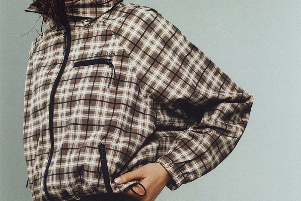 Relaxed checked jacket from the Travel Day Uniform edit